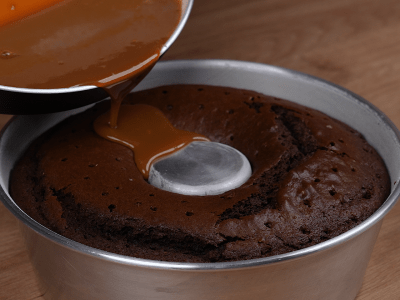 Chocolate Cake with Caramel