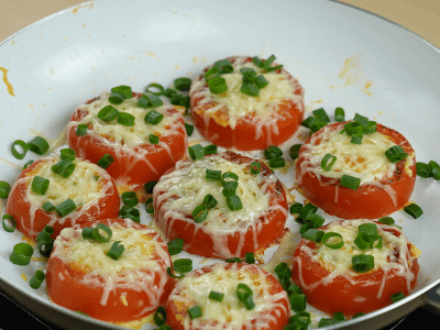 Rodajas de tomate rellenas
