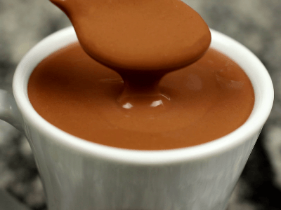 Chocolate caliente cremoso