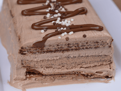Torta de Chocolate com Wafer