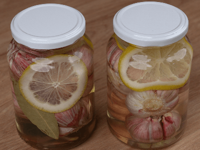 Antibiótico de Alho com Limão