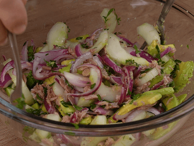 Salada com Abacate