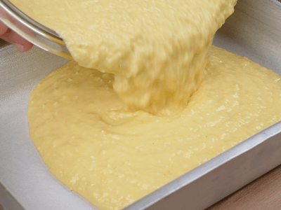Pastel de maíz sin harina