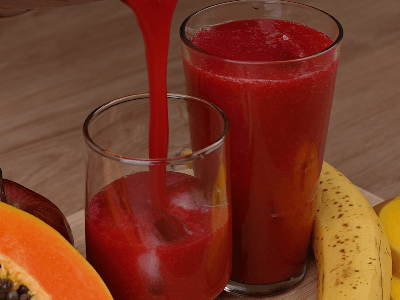 Beet Juice with Fruits