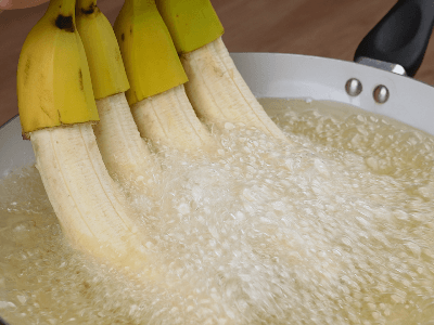 Sobremesa de Banana com Morango