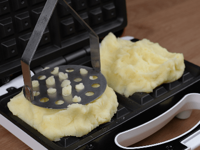 Stuffed Potato Waffles