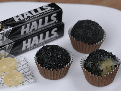 Halls Drops Chocolate Balls