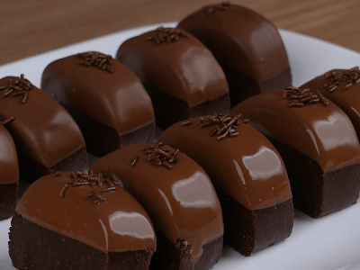 Sobremesa de Biscoitos com Chocolate