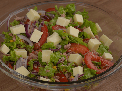 Salada Mista com Atum