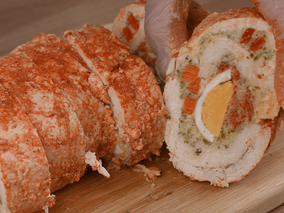 Stuffed Chicken Salami