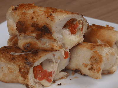Chicken Breast Stuffed with Cheese and Tomato