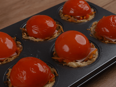 Cupcake de Batata com Tomate