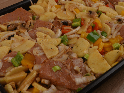 Pork Loin Roast with Vegetables