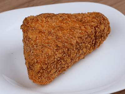Doritos-Crusted Deep-Fried Ham and Cheese Snack