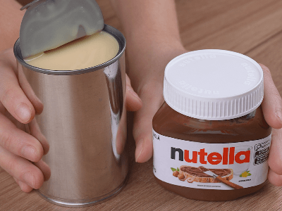 Sobremesa de Nutella