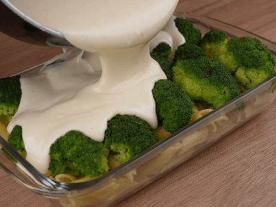 Brócolis com Molho Branco