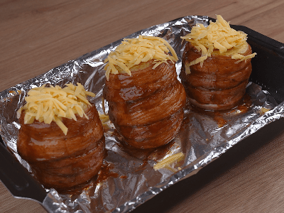 Bacon and Cheese Stuffed Potatoes
