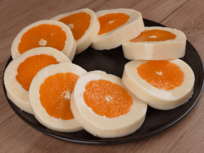 Postre de mandarina