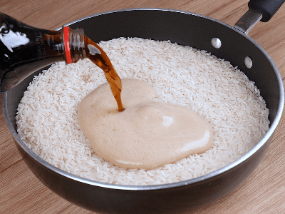 Rice with Bacon and Coca Cola