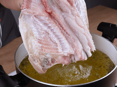 Fish Cooked in Boiling Water