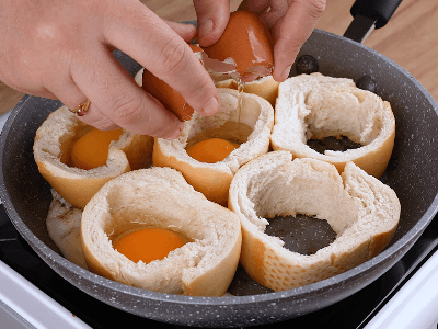 Pão com Ovo e Queijo