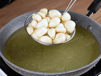 Pan de ajo con baguette