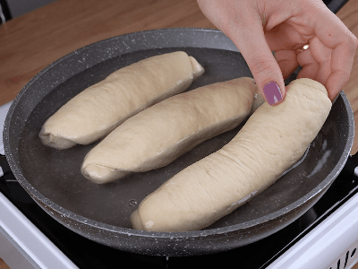 Cooked and Baked Bread Rolls