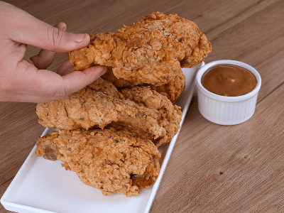 Fried Breaded Chicken Drumsticks