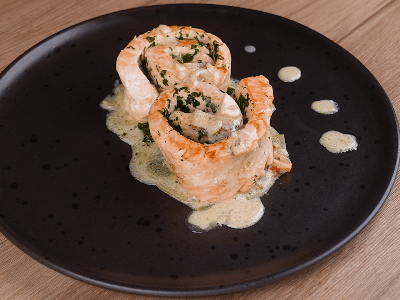 Butter Salmon Rolls