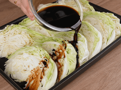 Baked Breaded Cabbage