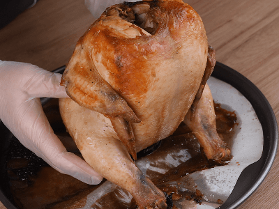 Roast Chicken with Dark Beer