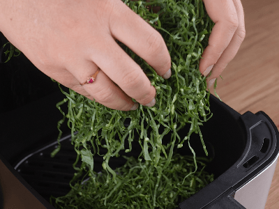 Toasted Cassava Flour with Kale