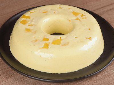 Pudín de mango fácil