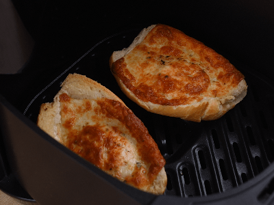 Egg-Stuffed Bread Roll in the Air Fryer