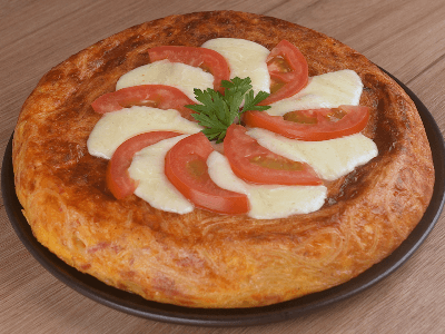 Torta de Macarrão na Frigideira