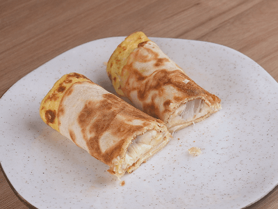 Omelete com Salsicha e Tortilha