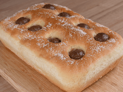 Pão Doce com Chocolate