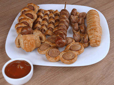 Puff Pastry Hot Dog Snacks 