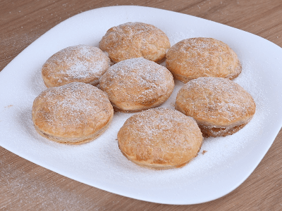 Postre de plátano con jalea