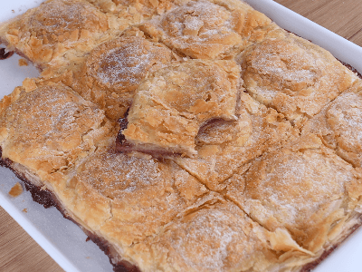 Berry Jam-Filled Puff Pastry