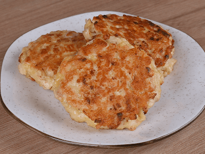 Chicken Fritters with Cheese