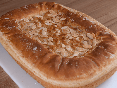 Bread Filled with Walnut Cream