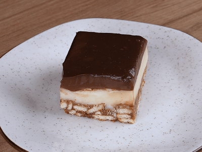 Sobremesa de Chocolate e Creme de Baunilha