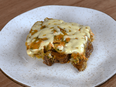 Liver Omelet with Vegetables