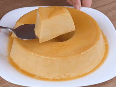 Peach Flan