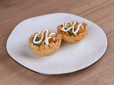 Casquinha de Miojo Recheada com Legumes