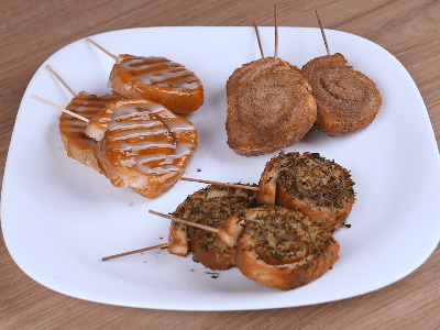 Torradas com Casca de Pão