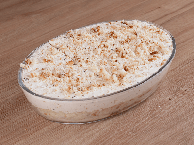 Bolo Gelado de Baunilha com Doce de Leite