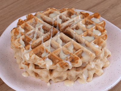 Waffle com Canela