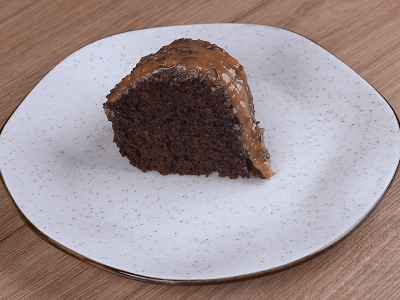 Bolo de Chocolate com Doce de Leite